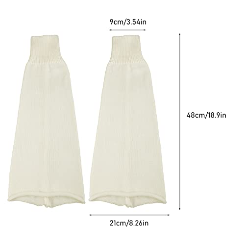 Women's Cute Leg Warmers Japanese Socks Knit Kawaii Leg Warmers 80s Harajuku Knee High Leg Socks Kawaii Knit Boot Socks Goth Emo Gyaru Accessories2