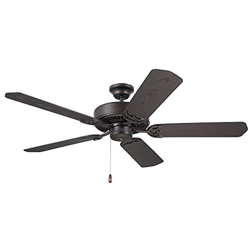 Black Friday Sale 2022 kathy ireland HOME Summer Night 52 Inch Ceiling Fan  Light Kit Adaptable, Oil Rubbed Bronze