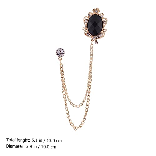 Cadenas de cuello estilo broche de borla para transformar trajes soso 7