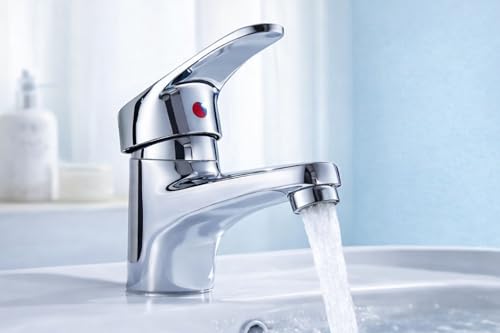 Grifo lavabo - Grifo baño - grifo de lavabo - incluye sistema de montaje fácil- incluye todo lo necesario para su montaje - grifo monomando lavabo - grifo baño lavabo - monomando lavabo