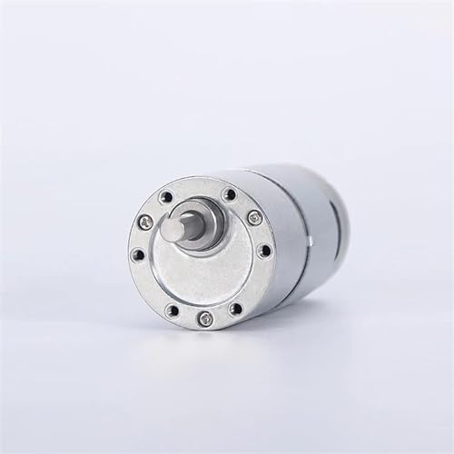 Image of ROBOWAY DC 12V 24V Gear Motor All Metal 15kg High Torque Gear Box Electric Motor 80RPM, JGB37-545 (Size : 80rpm, Color : Metal, 12V), (Pack of 2) - Electronic Components