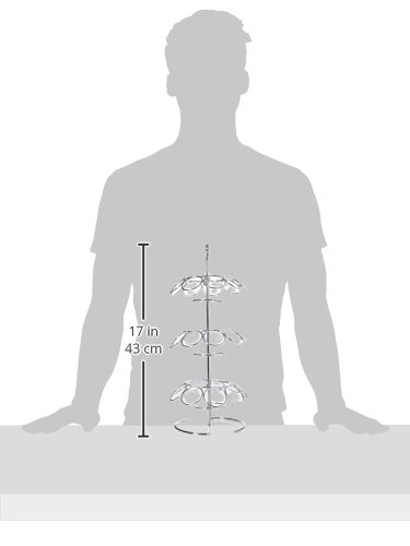 Support pour cônes haut de gamme TableCraft acier chromé - 5