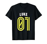 Number One Sports Jersey Luke Name Gift - EBD