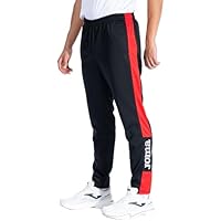 Joma Championship IV Pantalones, Hombre, Negro Rojo, M