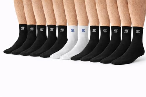 Image of 12 Pairs Sports Cotton Ankle Length Socks for Men, Pack of 12., Assorted