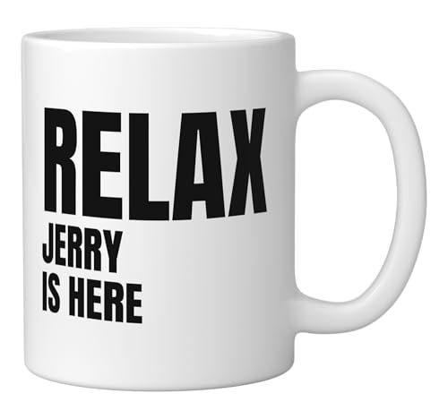 Taza de cerámica con diseño Relax Jerry Is Here 11 oz miniatura 2