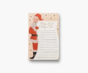RIFLE PAPER CO. Santa's List Notepad: 0842967130785: Amazon.com: Books