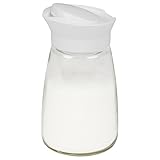 Goodcook Glass Sugar Dispenser Kitchenware, 12 oz, Clear/White