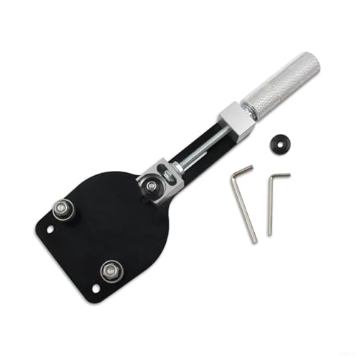 HEIBTENY Adaptateur de volant de course en aluminium pour Thrustmaster T300, T500, TS-PC, TX, support de montage pour simulateur, base de volant de jeu stable, noir