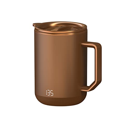 Taza térmica TZUMI ION color bronce miniatura 1