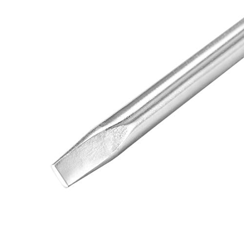 Image of uxcell 79mm Lead-free Soldering Iron Tip Replacement 6mm Width Solder Tip Welding Equipment for Soldering Silver 80W 3pcs