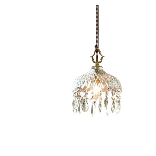 Lustre en cristal résistant pour illuminer une salle de bains sombre avec style