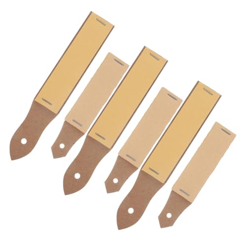 HOODANCOS Pencil Sand Block Set 6pcs Sandpaper Ergonomic Handle for Comfortable to Hold