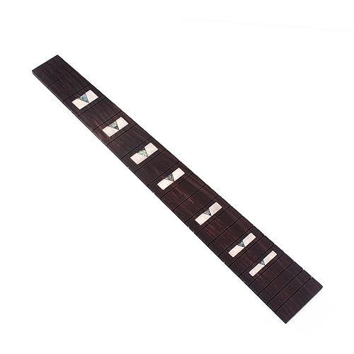 HEMOTON 41'' Acoustic Guitar Fretboard Rosewood Fretboard Shell Surround for Diy
