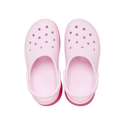 Crocs Sabots Classiques superposés Unisexes à Plateforme pour Adulte, Violet, 10 Women/8 Men