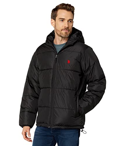Image of U.S. POLO ASSN. Roll Padded Puffer Black MD