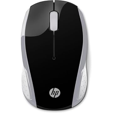 Mouse sem fio HP 200 Silver