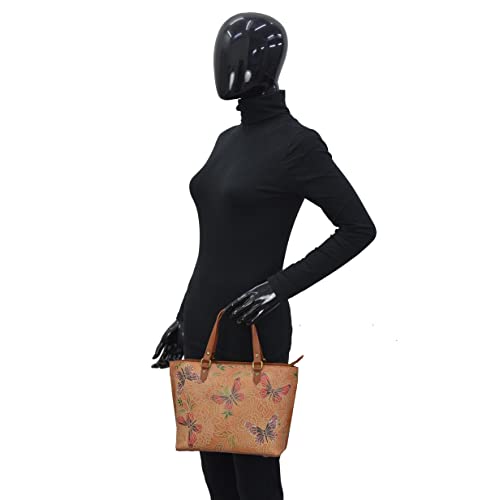 Image of Anuschka Women's Original Hand-Painted Genuine Leather Medium Tote