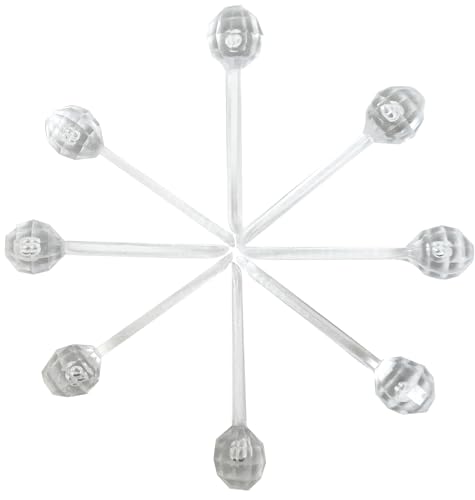 National Artcraft® Large Globe Pinlites for Ceramic Christmas Trees - Crystal Clear (200 pcs)