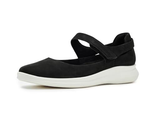 Clarks Correa Lynell para mujer, Negro (black Nubuck), 8