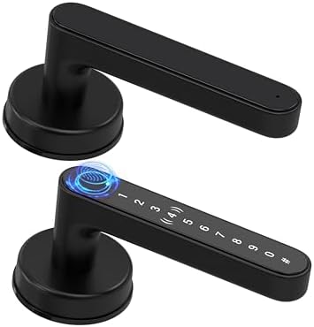 Smart 4-in-1 Entry Door Lock with Fingerprint & Biometric Scan, Keypad ...