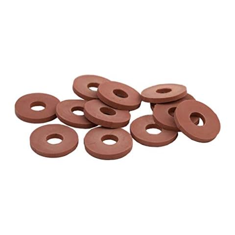 Grolsch Type Spare Washers for Swing Top Bottles - Pack of 12. Also Used as Guitar Strap Locks Cover