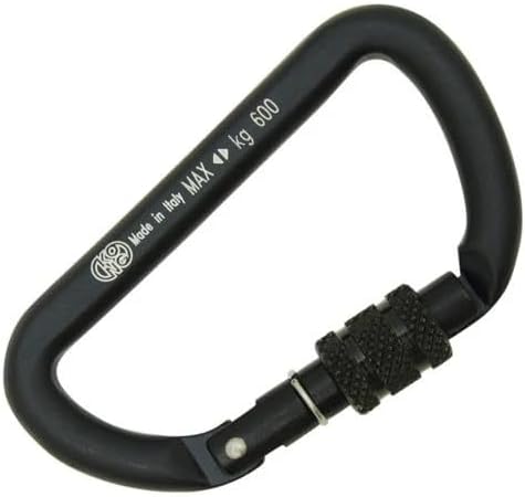 Kong Mini D INOX Stainless Steel Carabiner – AISI 316 Keylock Connector – Made in Italy