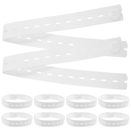COLLBATH 20 Correas Ajustables para Guardar Ropa, Bandas Elásticas Plegables para Organización y Almacenamiento, 20 Piezas para Viaje y Armario, Accesorio Práctico para Doblar y Compactar