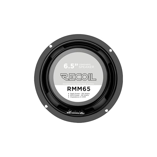 RECOIL RMC65 Echo Series 6.5 Inch Car Audio Component Stereo Speaker System