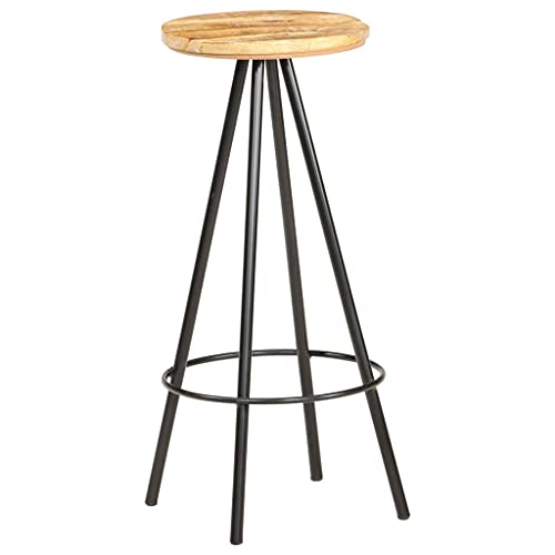 Tabourets de bar en bois de manguier 73 cm - Solution d'assises robustes et compactes - 7