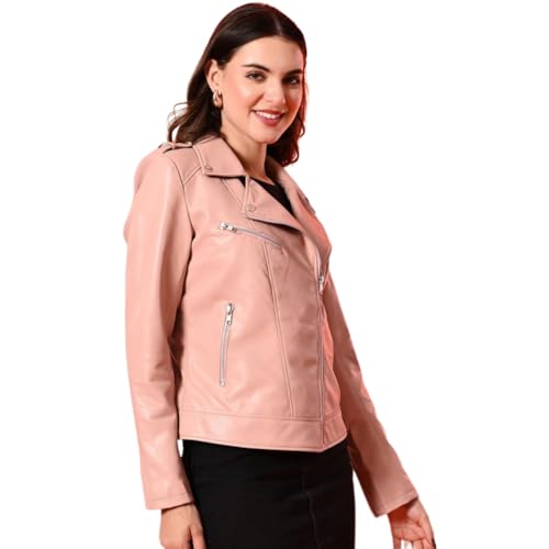 Image of Women FauxLeather Jacket Trending Biker