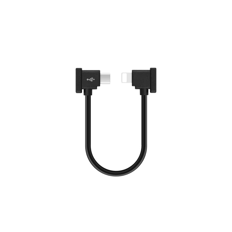 Drone Remote Controller Cable, Tablet Phone Extension Data Cord For DJI Mavic Air 2/Air 2S/Mini 2 /Pocket 2/osmo pocket Type-C Connector (TYPE-C to IOS 15cm)