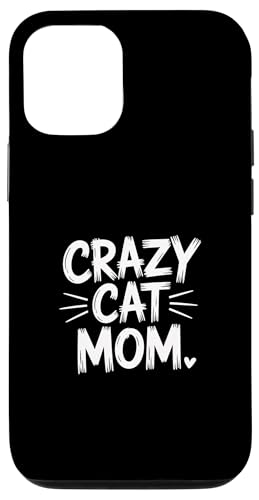 Crazy Cat Mom �X�}�z�P�[�X iPhone 12/12 Pro �p