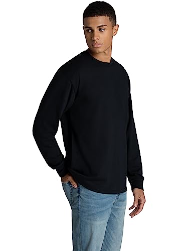 Fruit of the Loom Men's Eversoft Cotton Long Sleeve T Shirts, Breathable & Moisture Wicking with Odor Control3