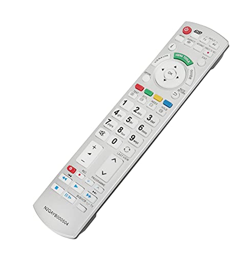 AULCMEET N2QAYB000504 Replaced Remote fit for Panasonic LED HDTV TX-P65STW50 TX-P42ST50Y TX-P42ST50J TX-P42STW50 TX-P50GT50E TX-L47WT50B TX-L47WT50T TX-PR50VT50 TX-PR55VT50 TX-L42DT50E TX-P65ST50J - Image 2