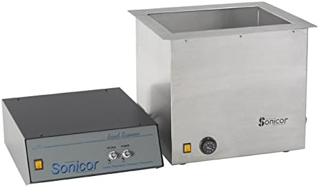Sonicor Inc, 33 Gallon Industrial 1800 Watt Ultrasonic Cleaner (Tank I.D.: 24"x18"x18") (220V)
