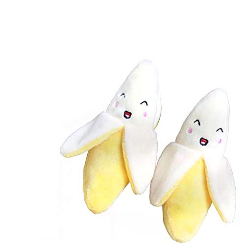 Kauspielzeug für Hunde, Quietscher, Kätzchen, Welpen, Banane, 1个, Andere Edelsteine