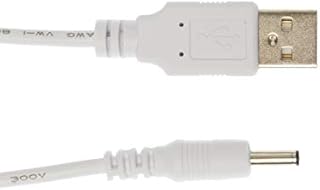 Kingfisher Technology - 90cm White USB Charger Charging Power Cable Lead Adaptor (22AWG) Compatible with Foreo Luna/Luna 2 Facial Cleansing Brush