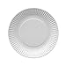 Monouso piatto di cartone bianco D: 19 cm 100 St VE = 1