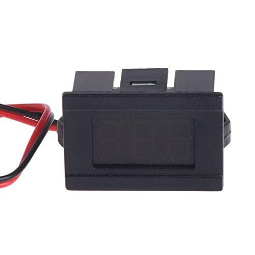 Pannello display digitale a LED MASO 2 fili DC 4,7-30 V pannello LED display digitale voltmetro per auto e motore (display blu