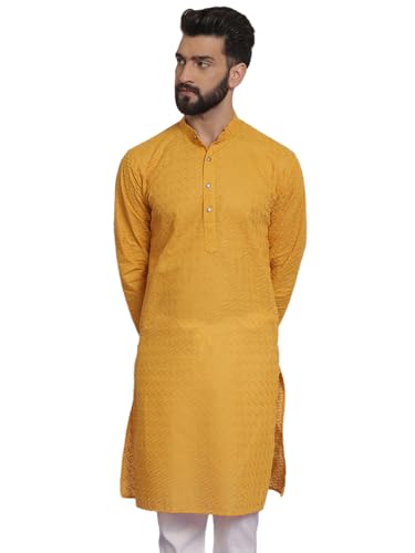 Image of SOJANYA Men's Silk Blend Regular Fit Casual (Since 1958 Woven Design Kurta with Churidar & Embroidered Nehru Jacket