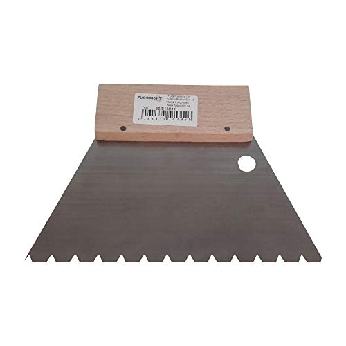 Glue Adhesive Notched Trowel Serrated Flooring B11 8.0x6.0 mm Standard Steel 180 mm