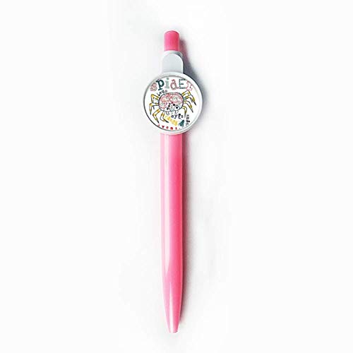 Stylo à bille rétractable bleu sur le thème Spider Adventure pour l'écriture quotidienne