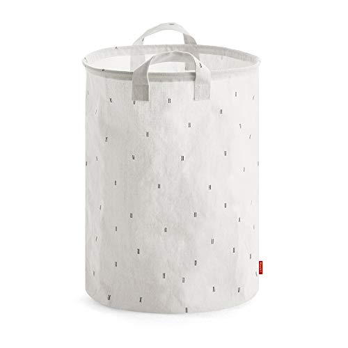 Panier à linge multifonctionnel blanc 70L avec poignées Rayen - 6