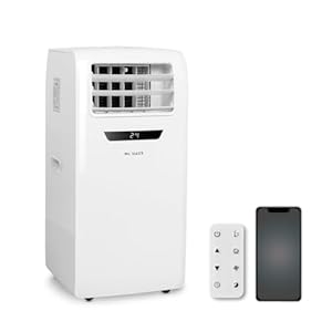 Mc HAUS Artic-260 Mobiele airco 4-in-1: koeling, verwarming, ventilatie en ontvochtiging, wifi-app, ≥ 28 m²