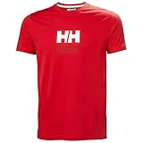 Helly Hansen Camiseta Core Graphic para Hombre, 163 Rojo, M