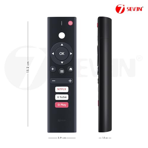 7SEVEN® Compatible with Infinix X3 Smart Led Tv Remote Original Model of Replica Without Voice Command Suitable LED OLED FHD Smart Android Television Ensure That Existing Genuine Remote Match Exactly 6 31fsmSYe2JL