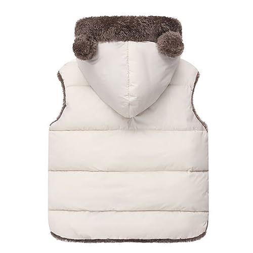 Toddler Boys Fleece Puffer Vest Baby Girls Sleeveless Quilted Jackets Winter Warm Zip Down Hooded Gilet Waistcoat2