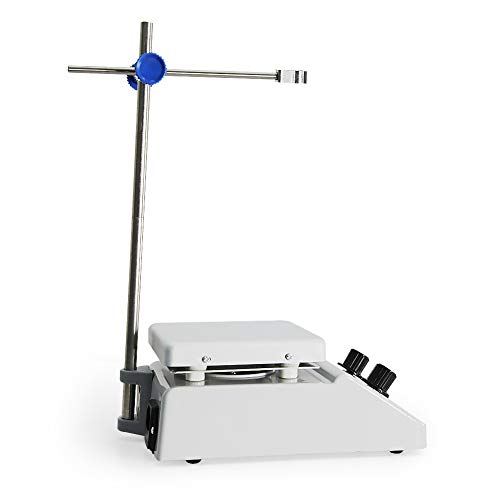 AMTAST 110V 60Hz Laboratory Magnetic Stirrer Hotplate Mixer Stir and Thermometer Support MSH-2