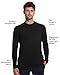 True Classic Long Sleeve Shirts for Men — Mens Long Sleeve Tee-Shirts, Henley Shirts for Men or Waffle-Knit Thermal T-Shirts - Classic Crew Neck - Regular, Pack of 1, Black, XL